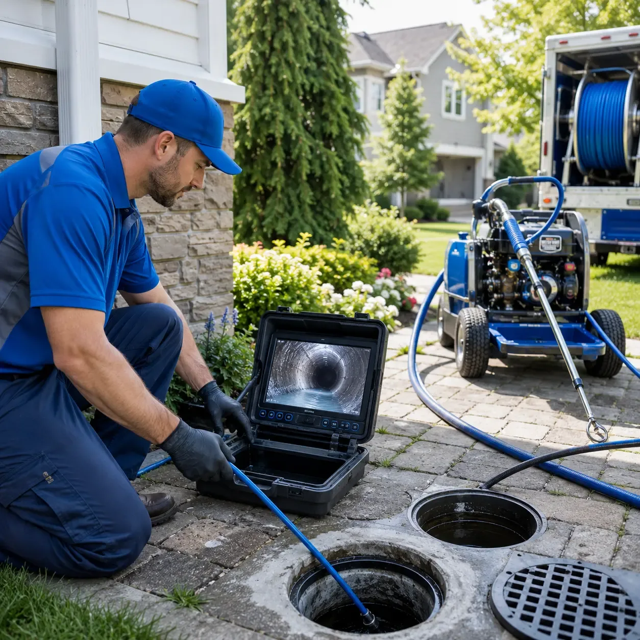 Outdoor drain cleaning professionals serving Stringtown, OK
